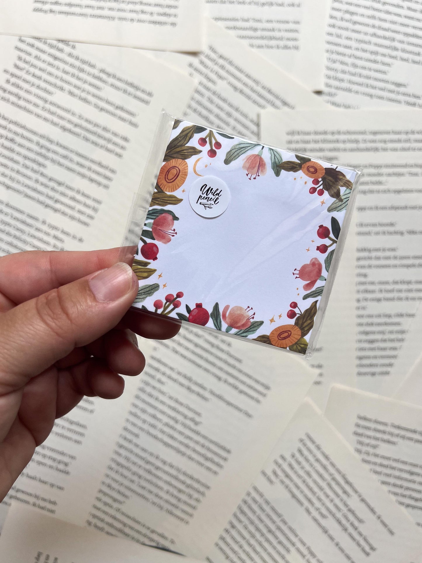 Plakbriefjes - Bloemen