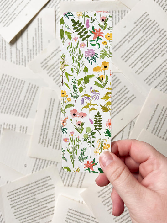 Boekenlegger - Wilde bloemen