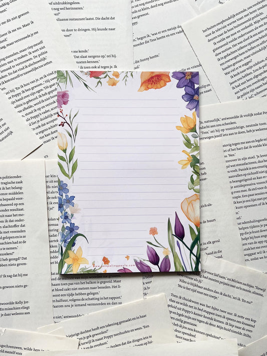 Bloemen Briefpapier