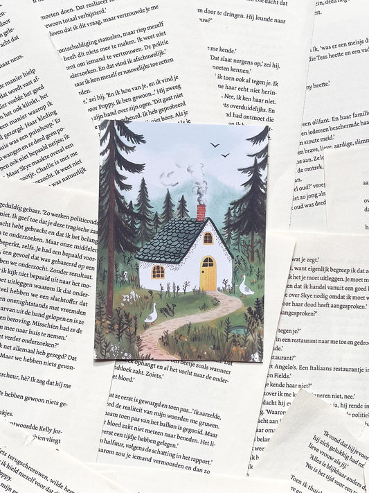 Ansichtkaart - Ganzen Huisje