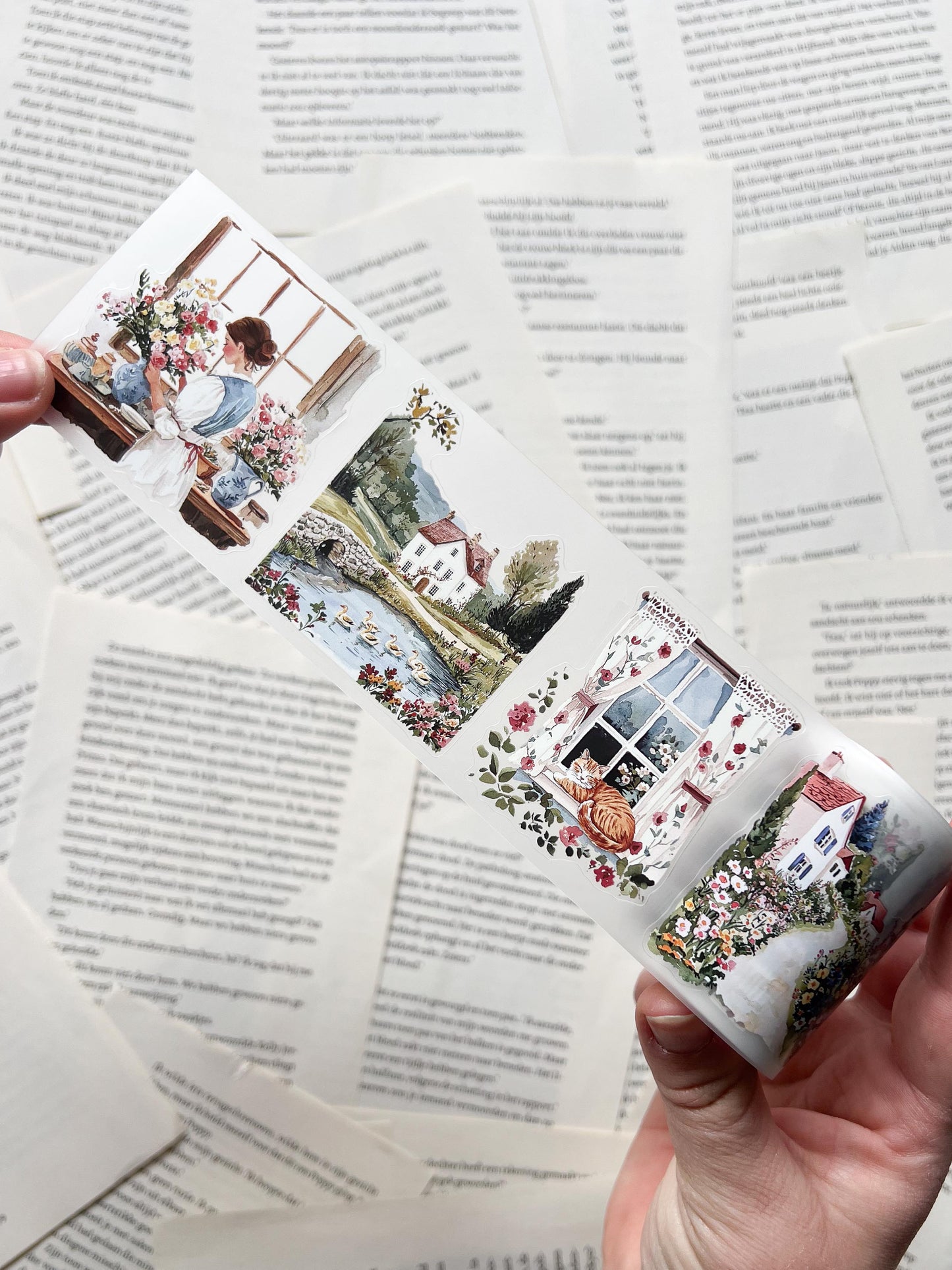 PET-tape - Landelijke Lente - Pre-cut