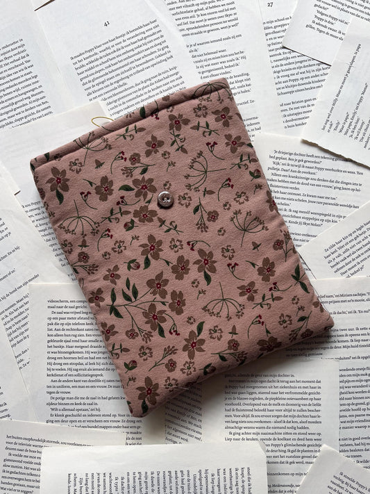 Booksleeve- Autumn Flower - Deluxe - Maat L