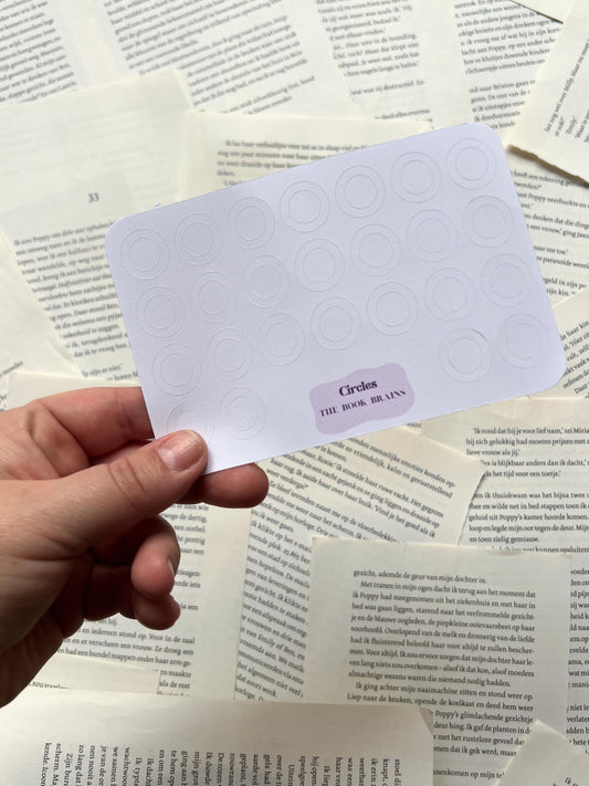 Stickervel - Cirkels