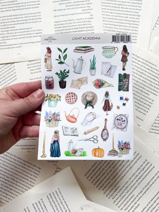 Stickervel - Light Academia