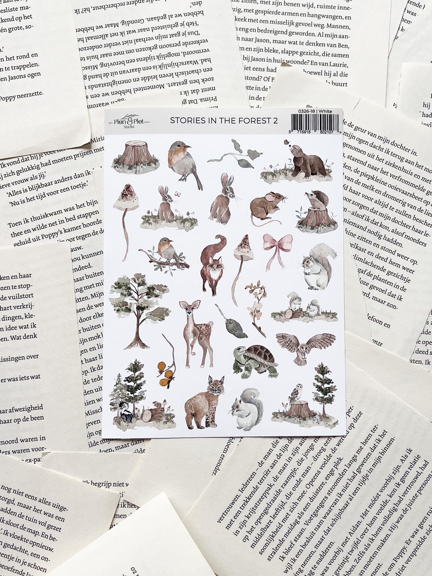Stickervel - Bosleven