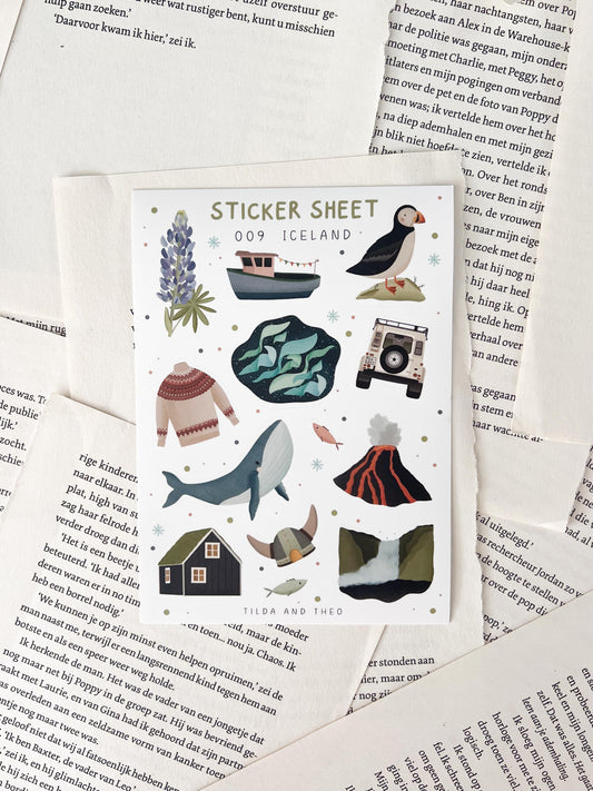 Stickervel - Ijsland