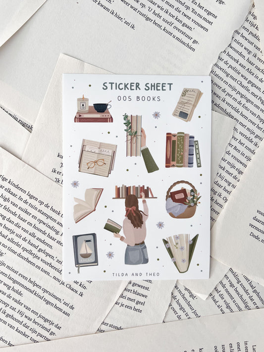 Stickervel - Booklover