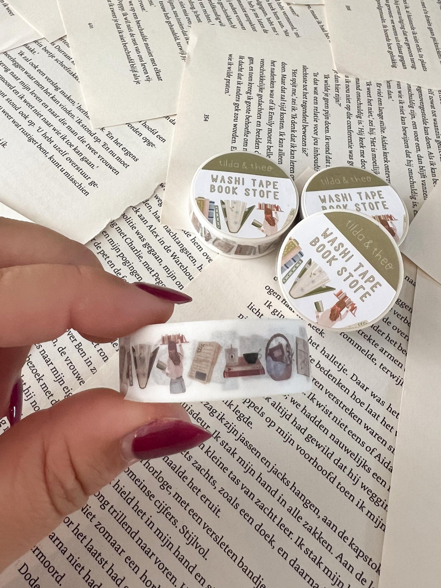 Washi tape - Book Store