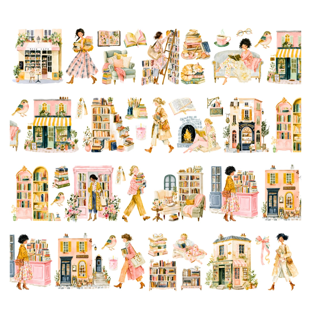 PET-Tape - Bookish Herfst - Kiss-cut