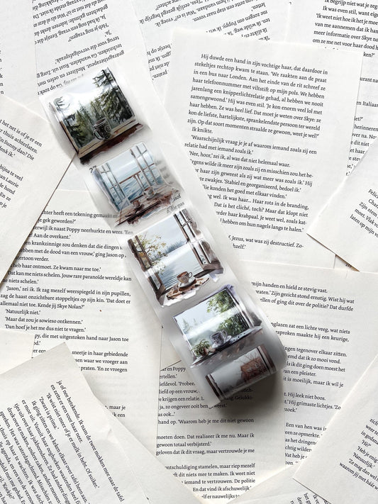 penpaling paula pet-tape met raamgezichten