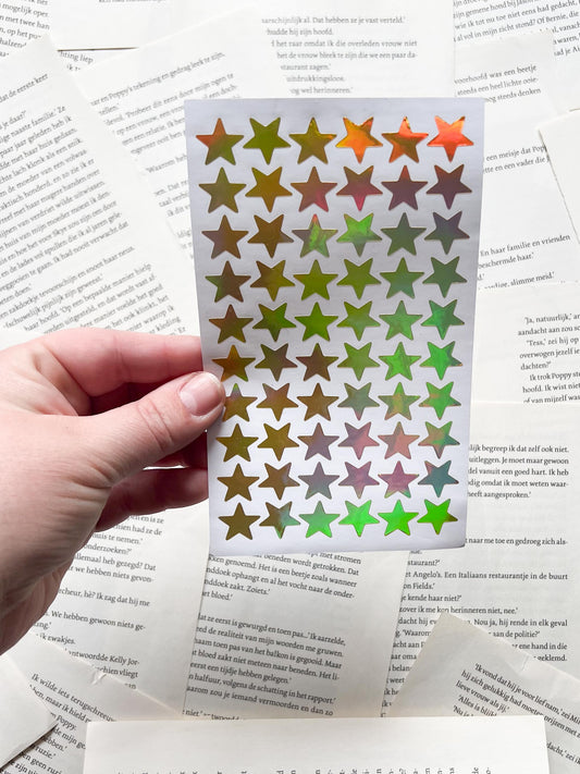 Stickers gouden sterretjes - bullet journal decoratie