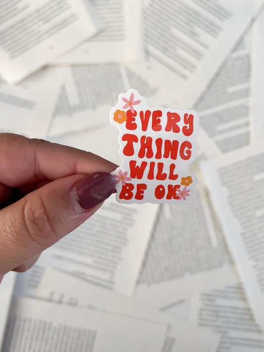 vinyl sticker met quote