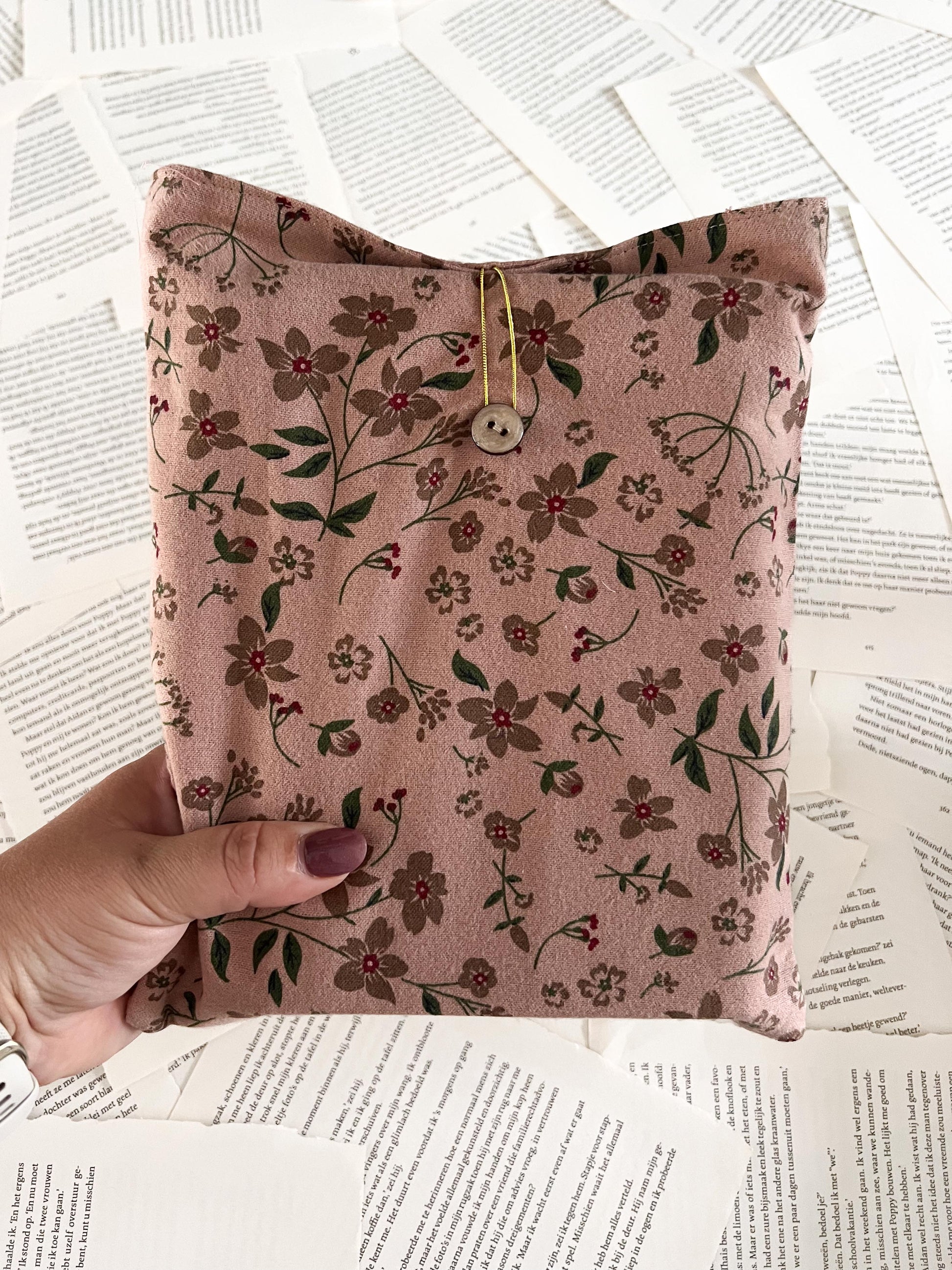 booksleeve Autumn Flower maat L, boekomslag