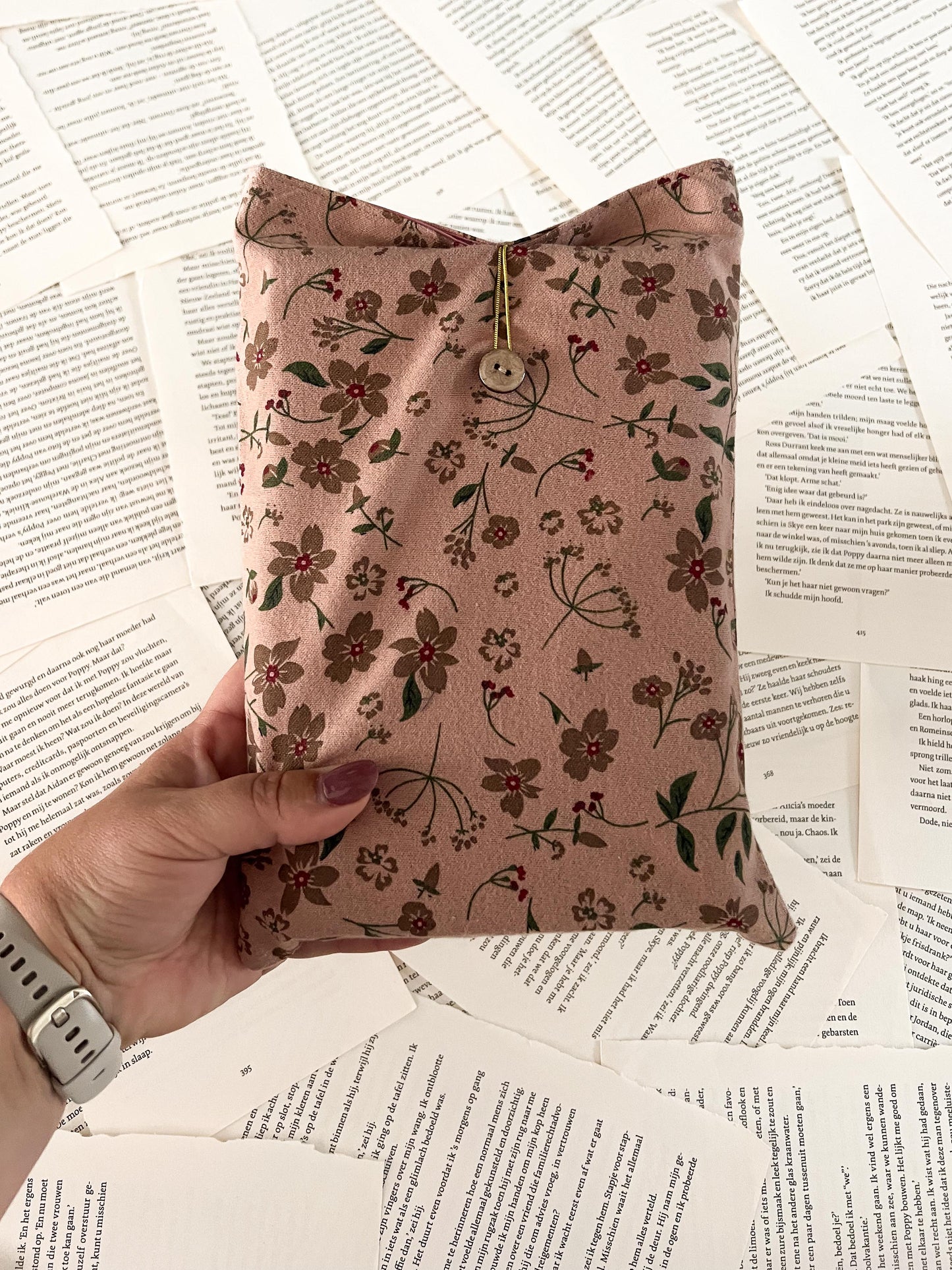 booksleeve Autumn Flower maat M, boekomslag