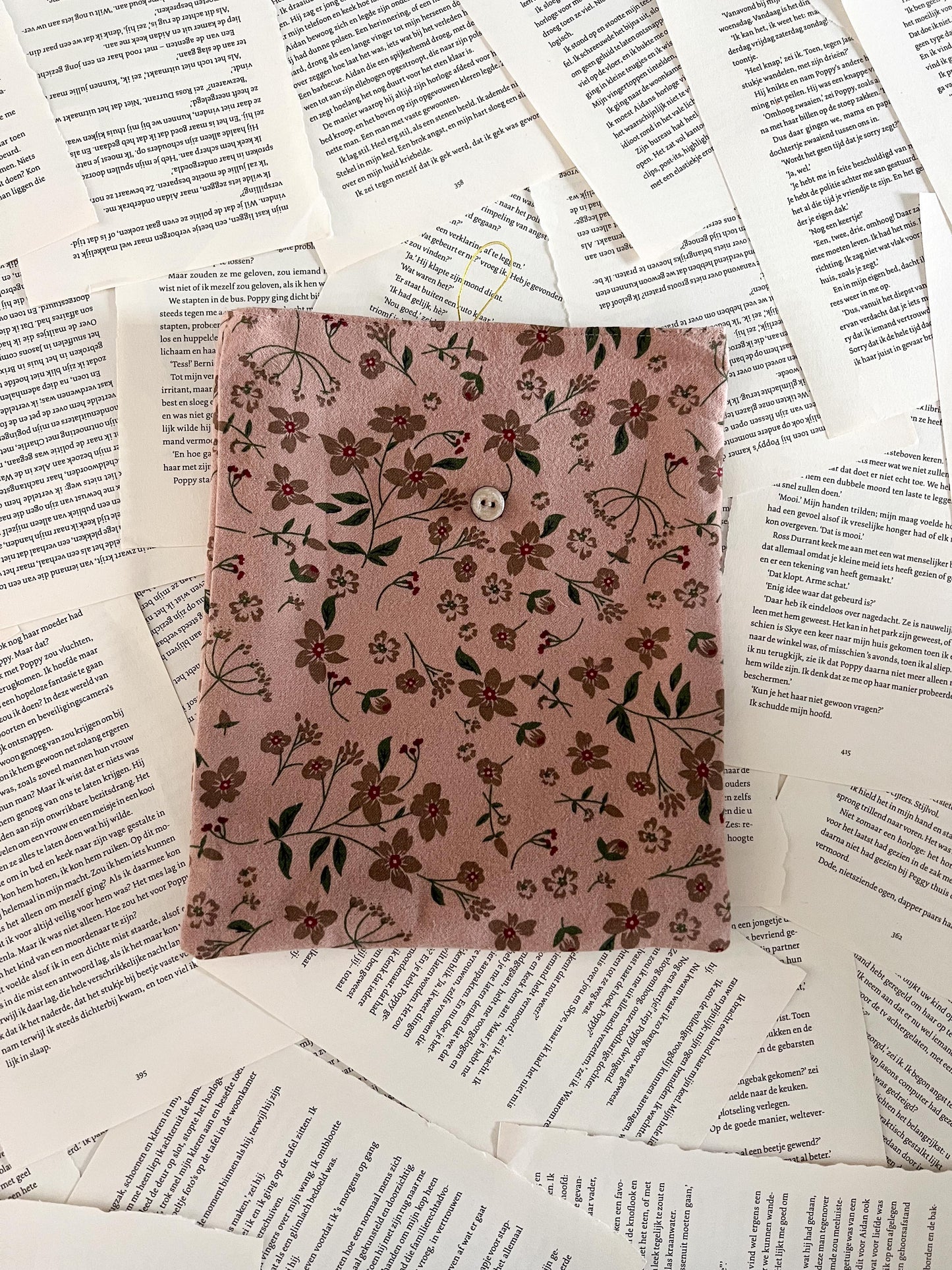 booksleeve Autumn Flower maat L, boekomslag