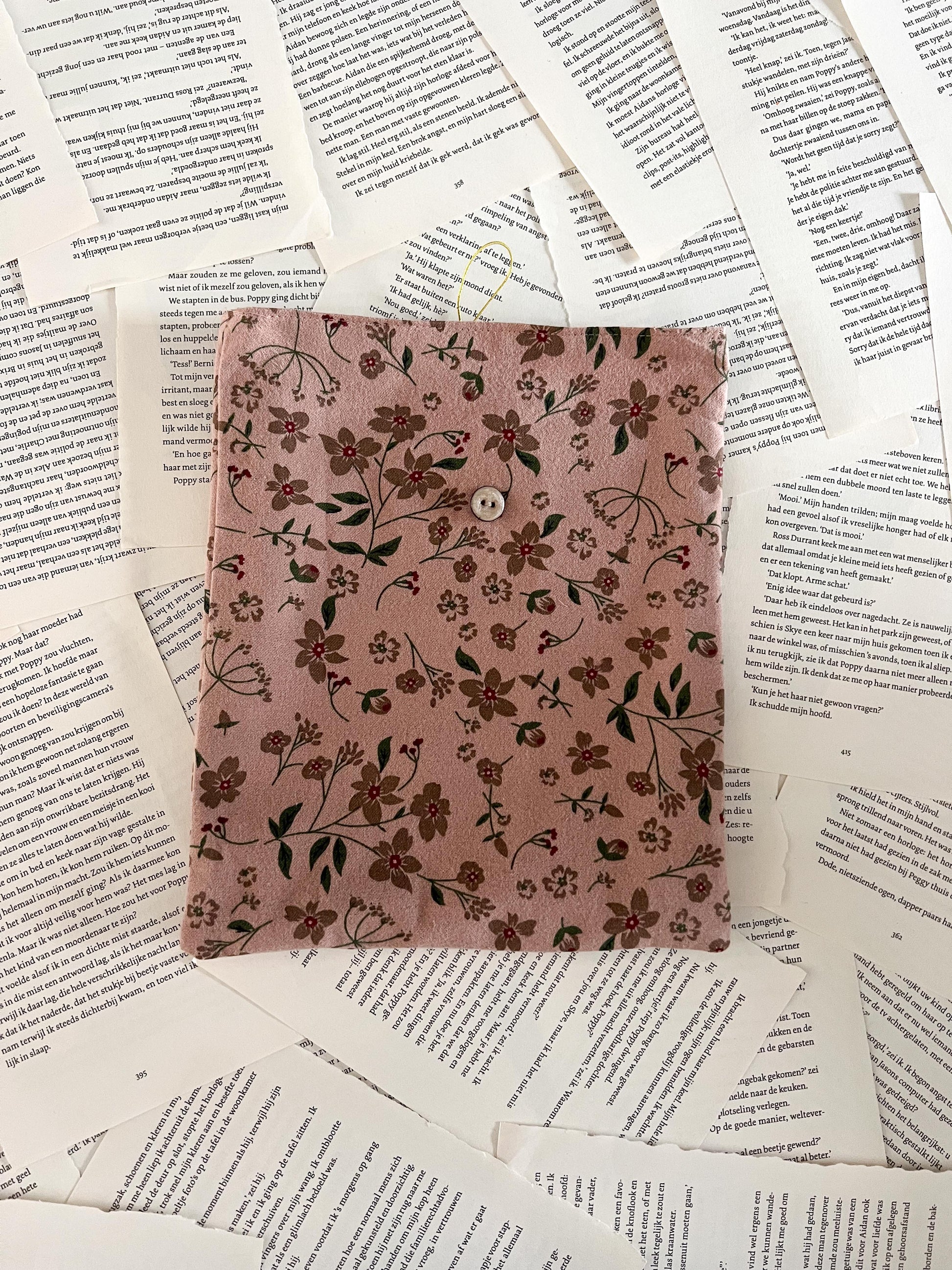 booksleeve Autumn Flower maat L, boekomslag