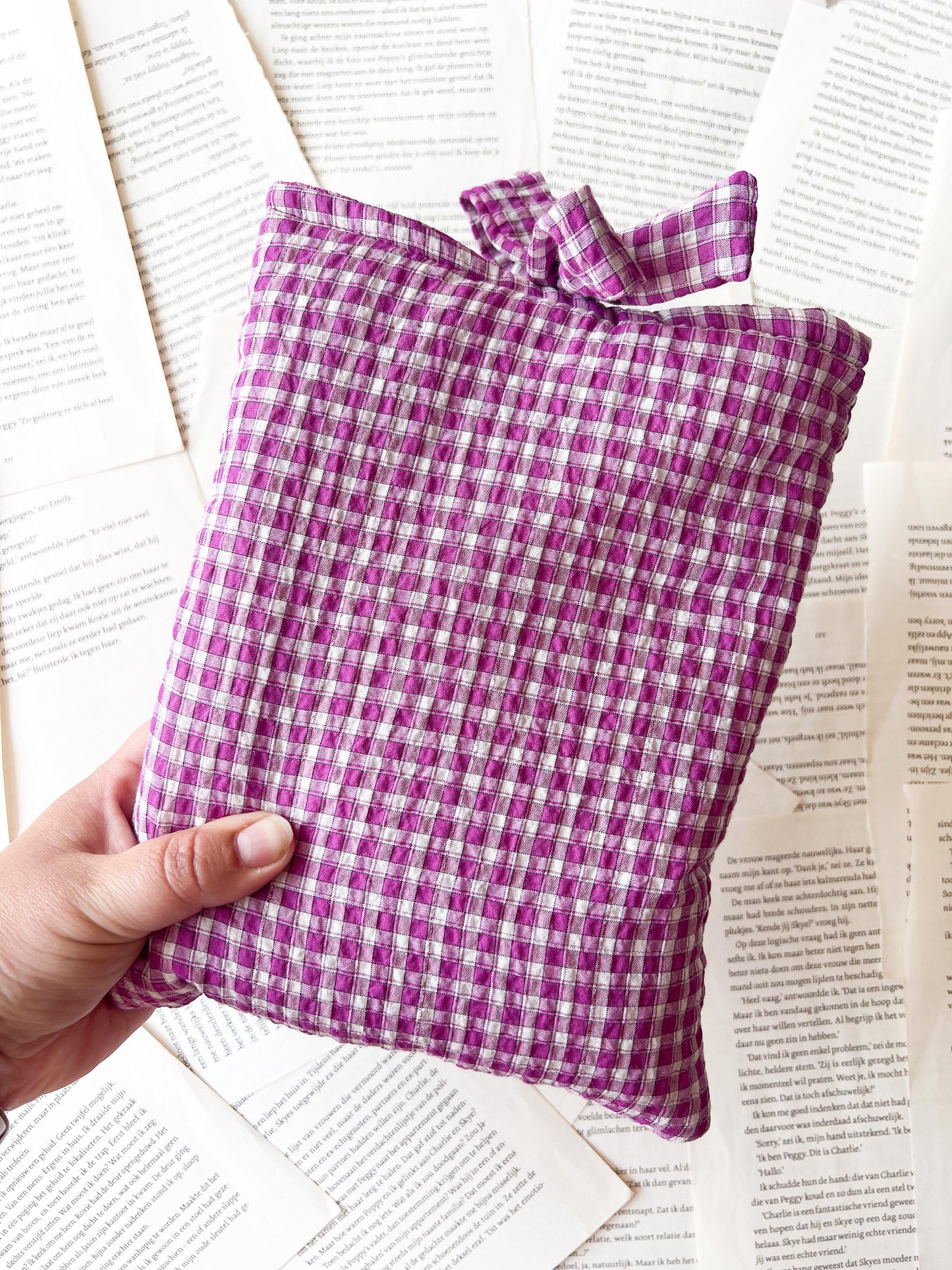 Booksleeve- Berry Spark - Deluxe - Maat L