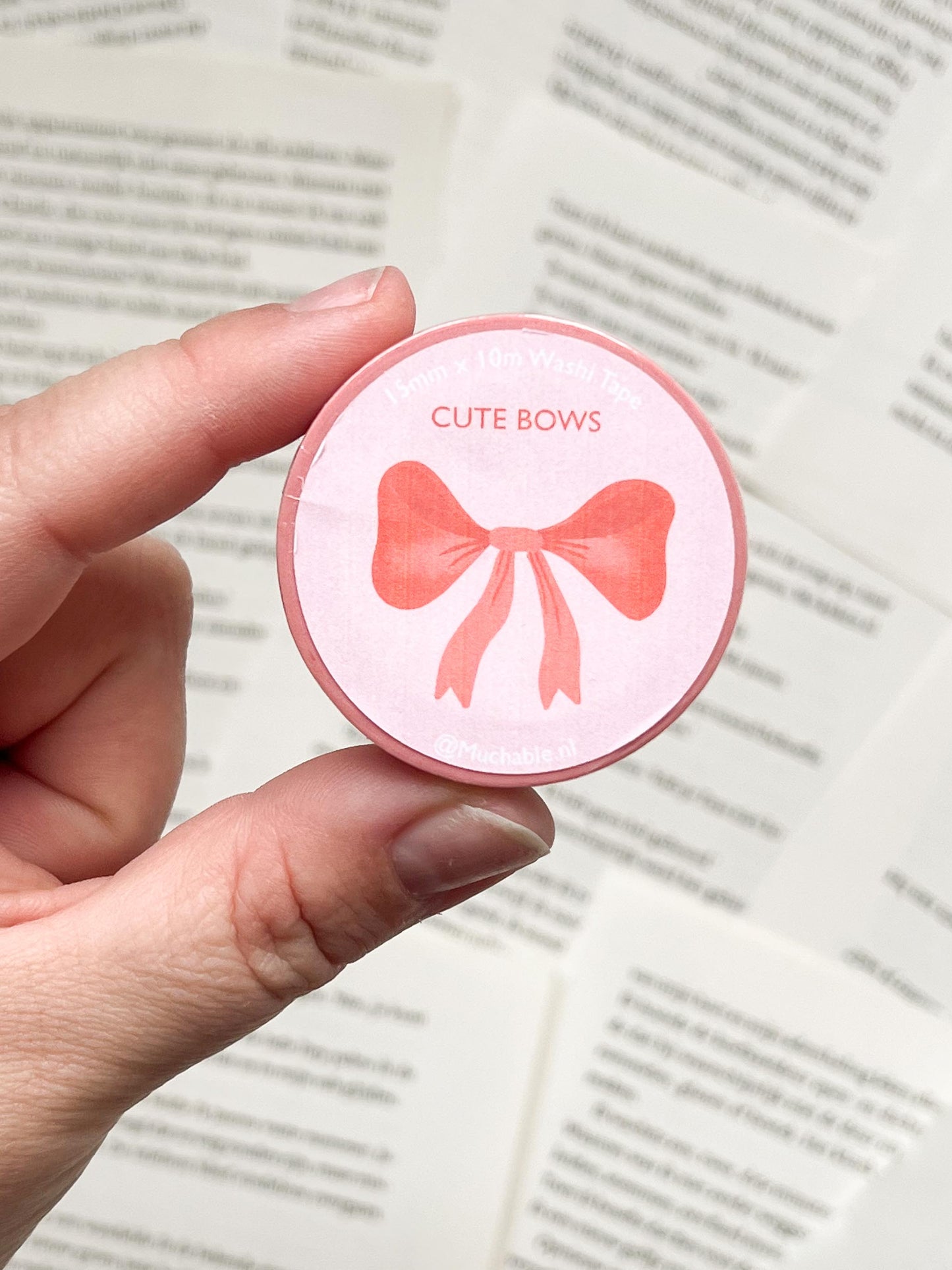 Washitape - Meisjes strikjes