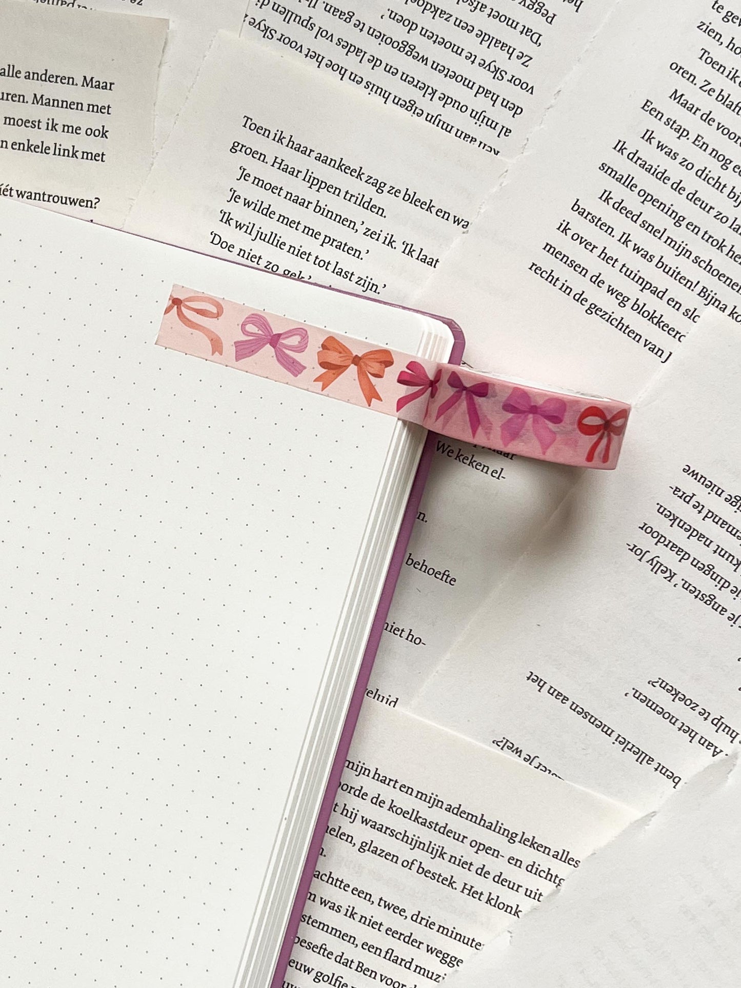 Washitape - Meisjes strikjes