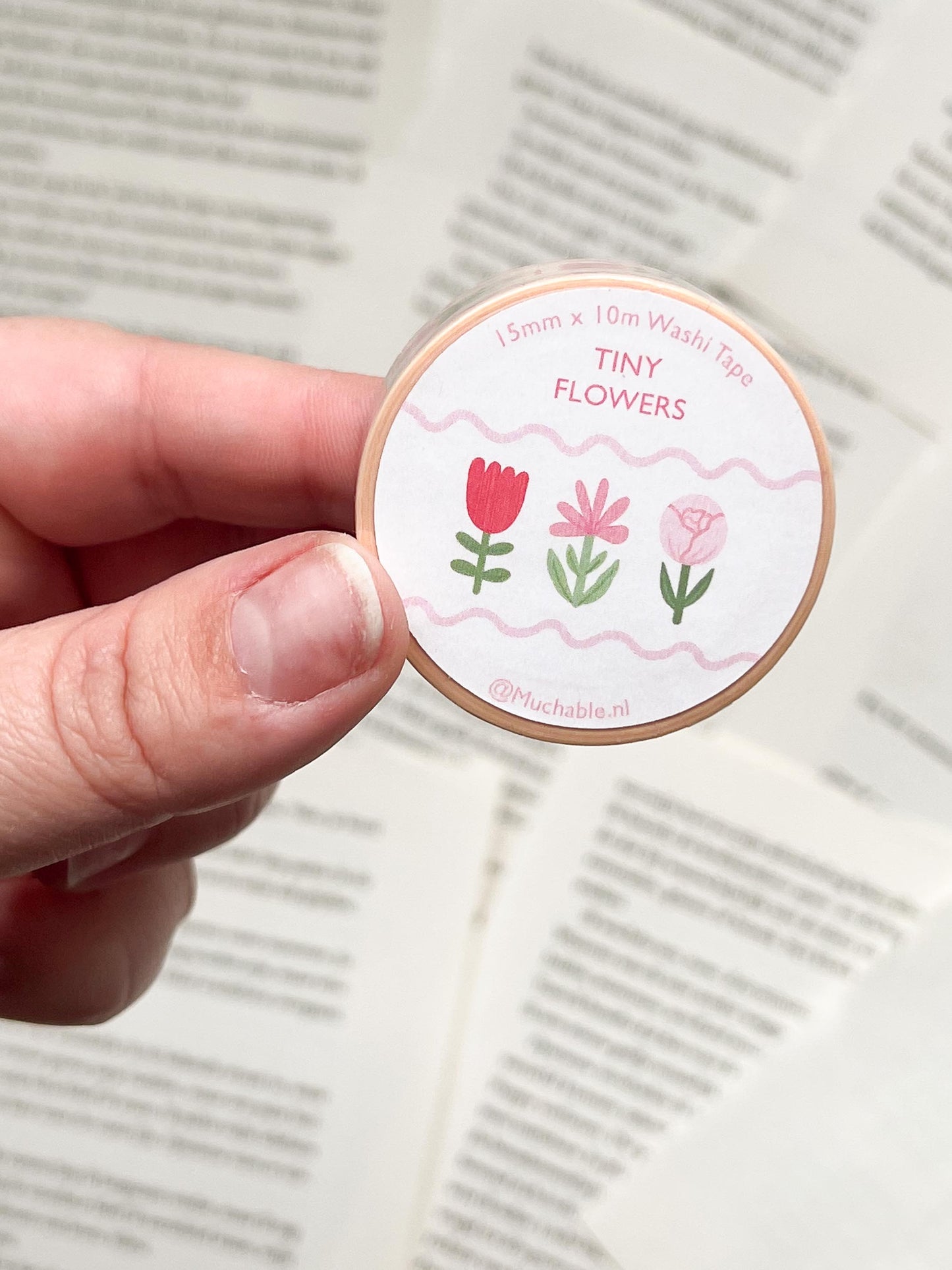 Washitape - Kleine Bloemen