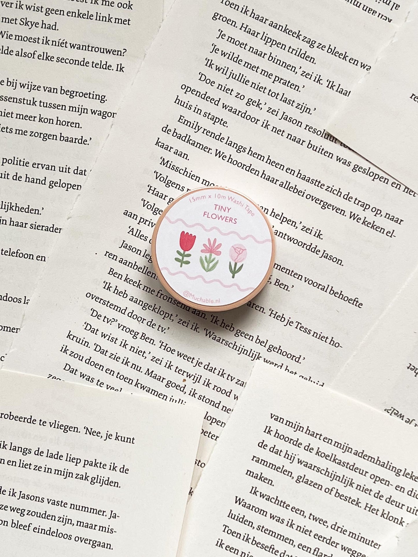 Washitape - Kleine Bloemen