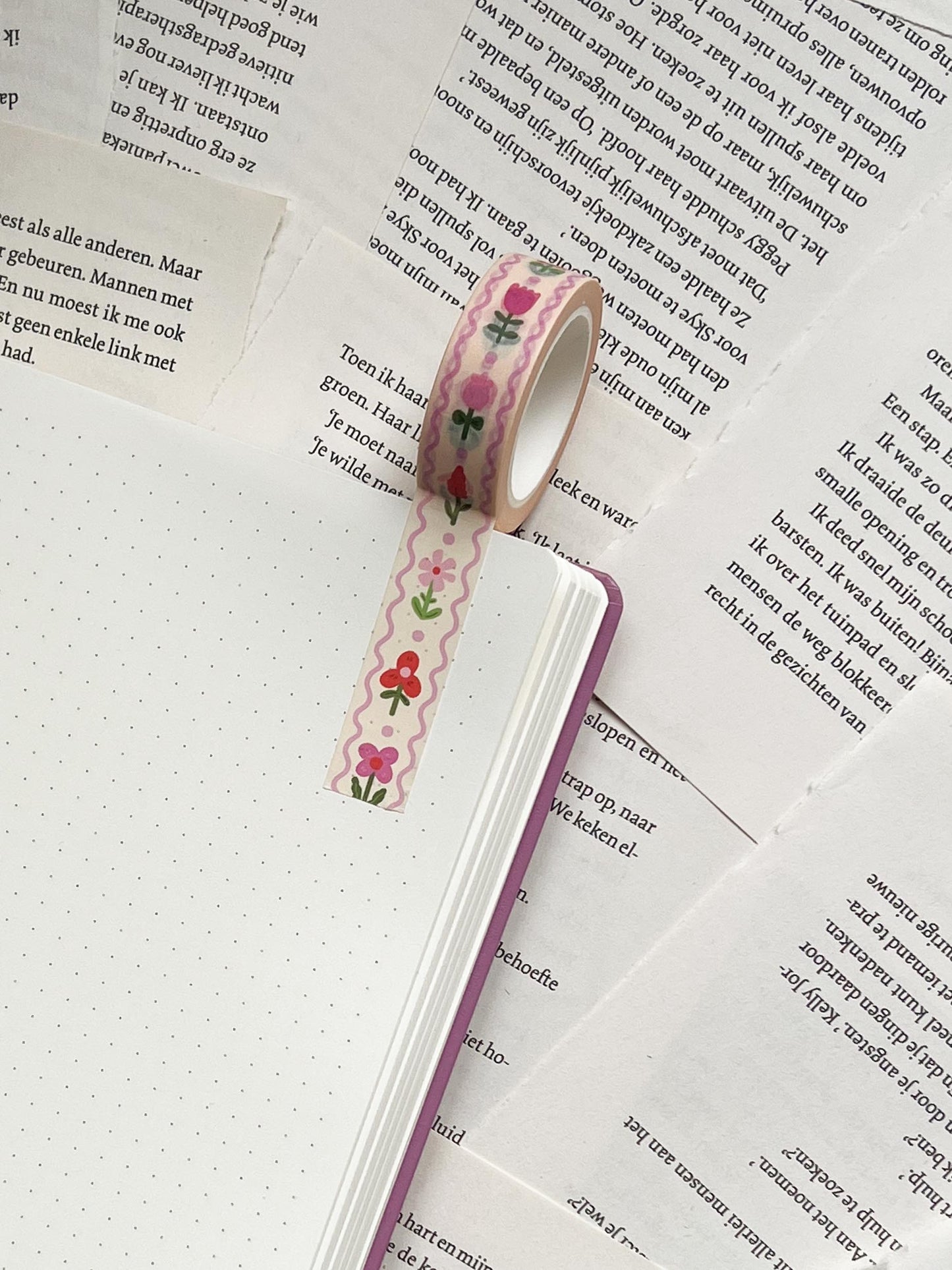 Washitape - Kleine Bloemen