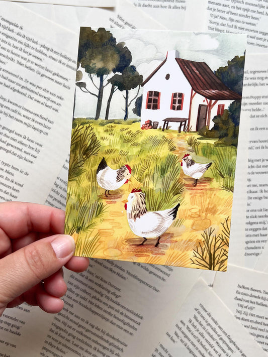 Ansichtkaart - Boederij