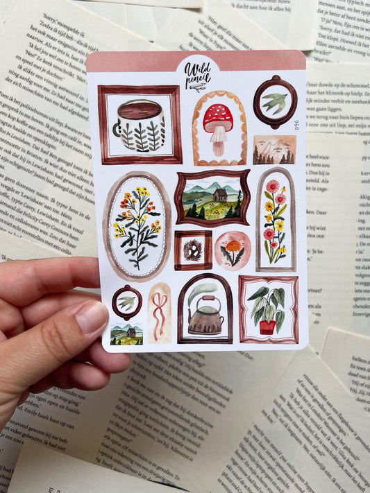 Stickervel - Schilderijtjes
