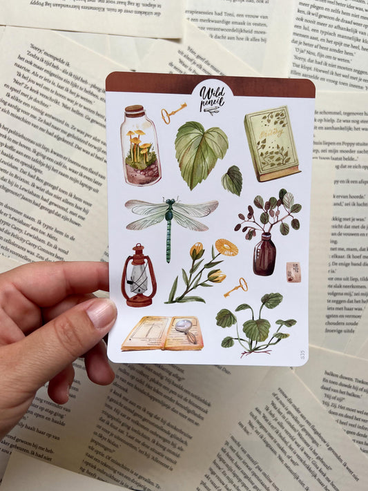 Stickervel - Botanisch