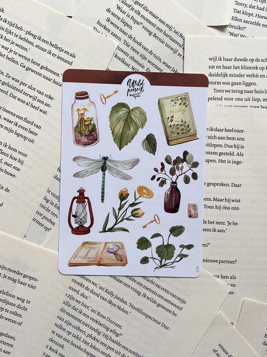 Stickervel - Botanisch