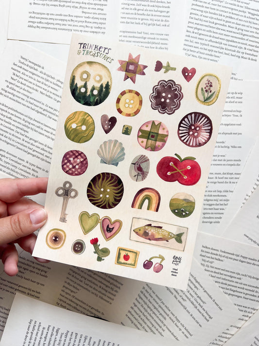 Stickervel - Trinkets and Treasures