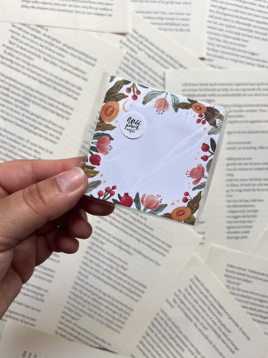 Plakbriefjes - Bloemen