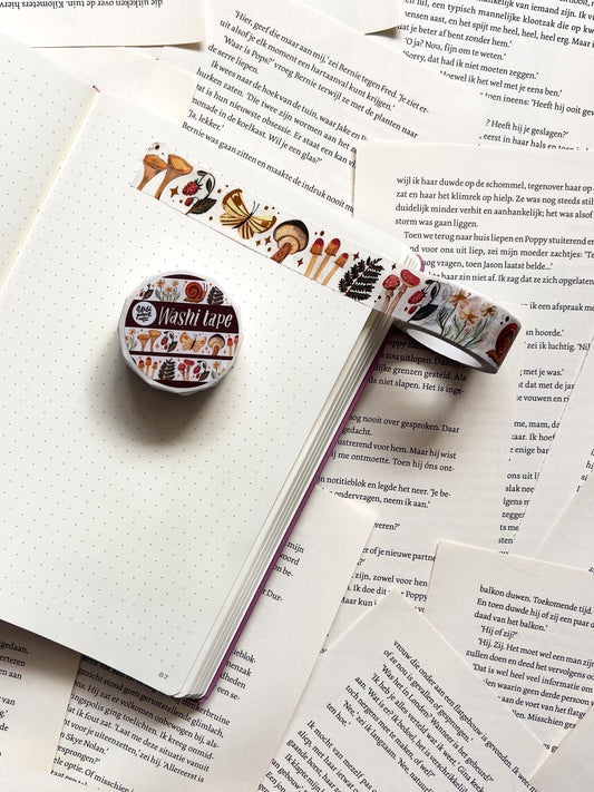 Washi Tape - Bos - Gouden Details