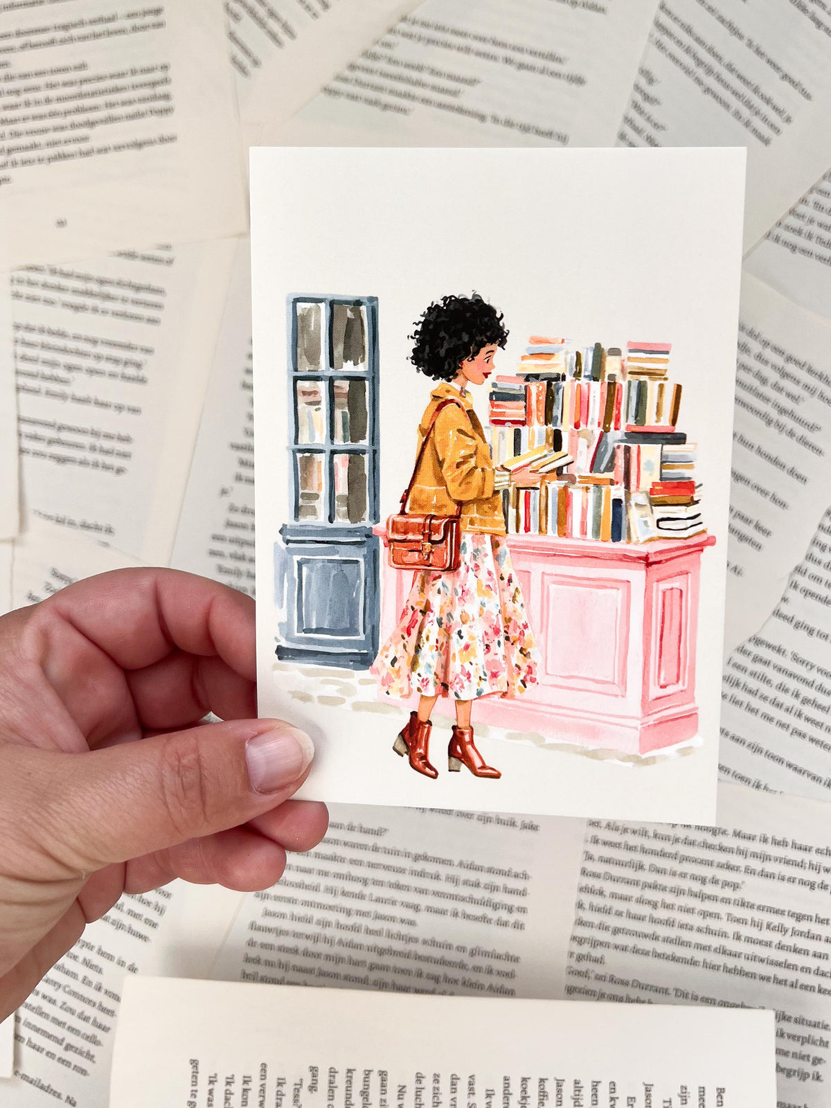 Ansichtkaart - Bookshoppen