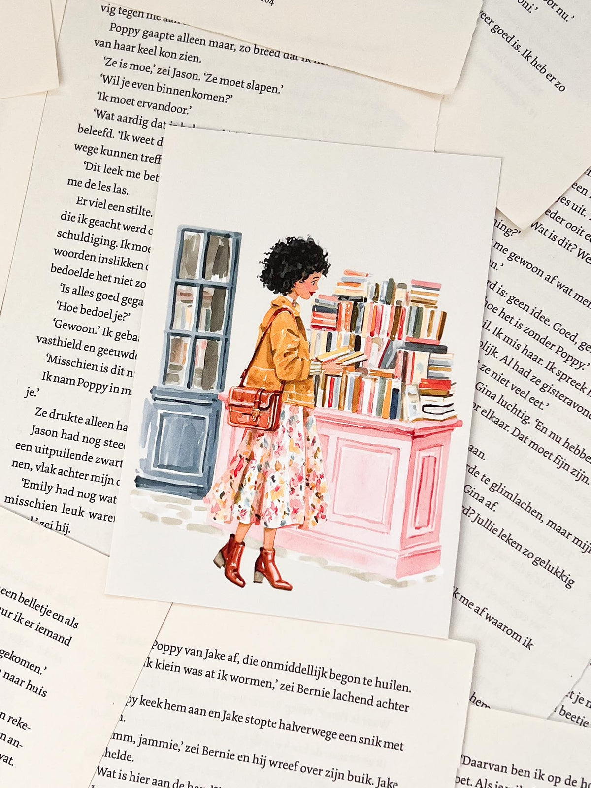 Ansichtkaart - Bookshoppen