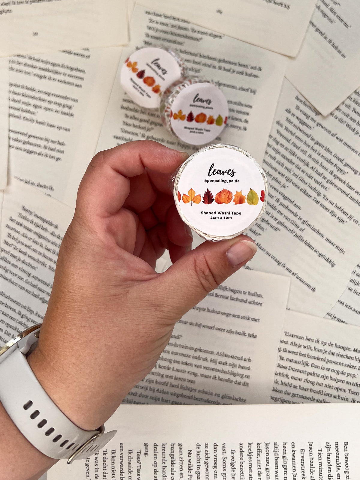 Washi Tape - Herfst Bladeren - Gevormd
