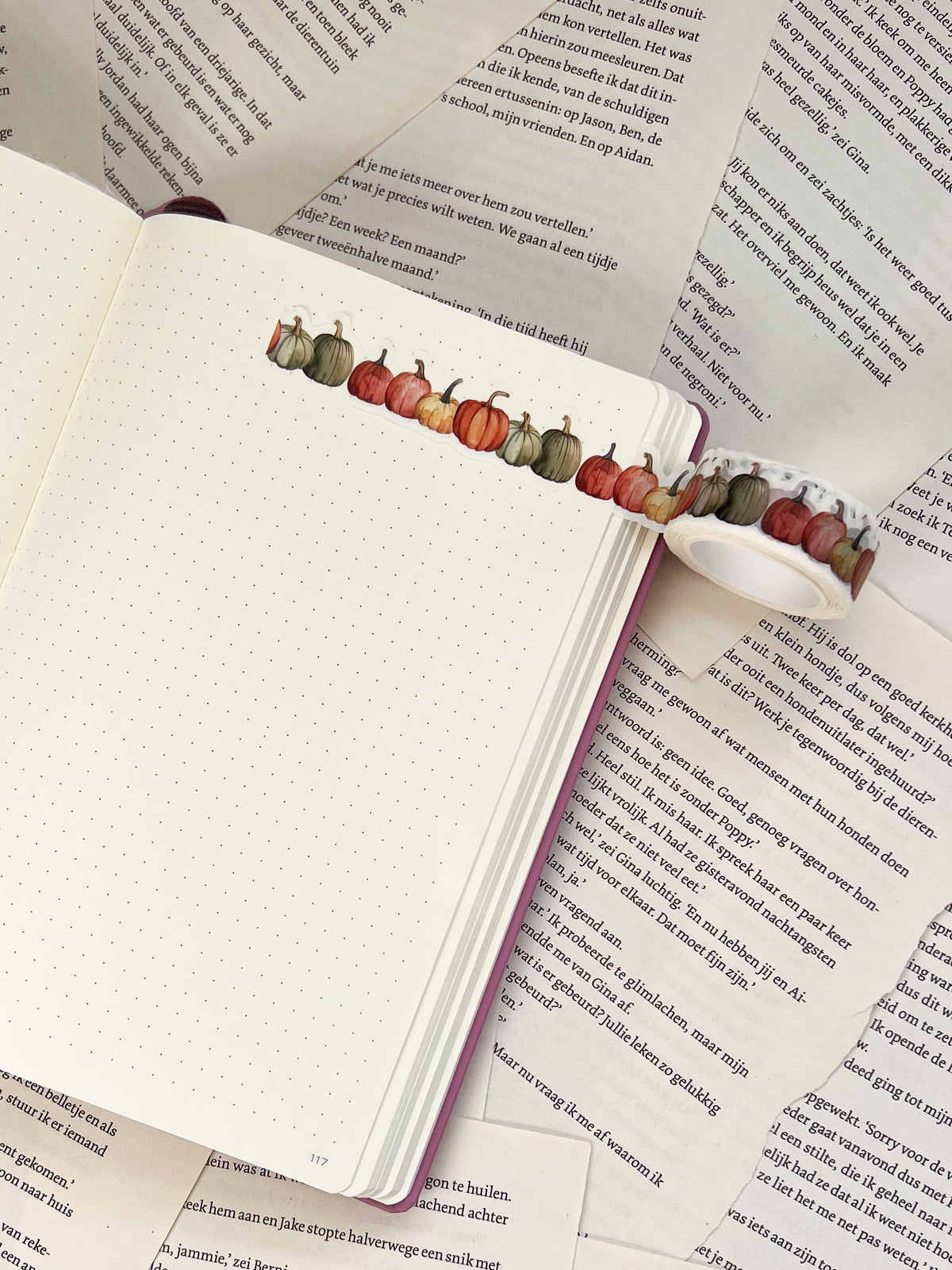 Washi Tape - Pompoenen - Gevormd