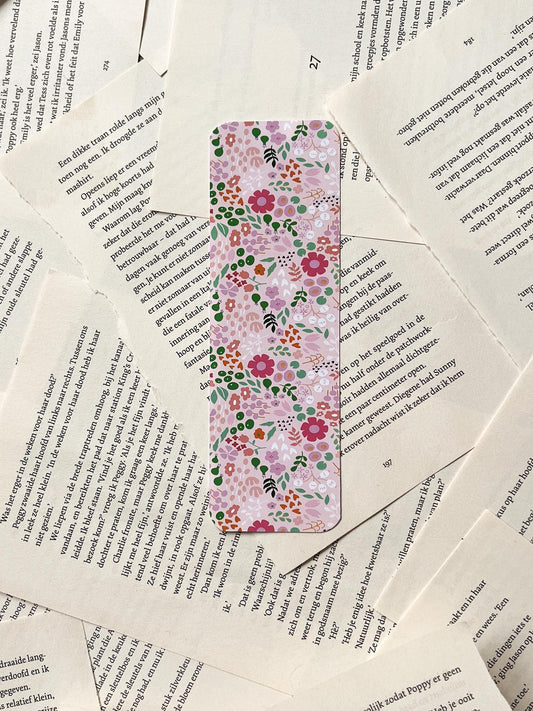 Boekenlegger - Kleine Bloemen