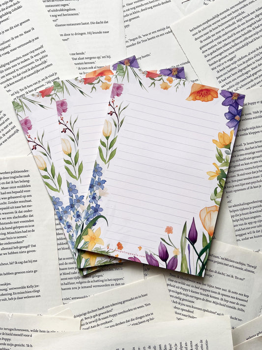 Bloemen Briefpapier