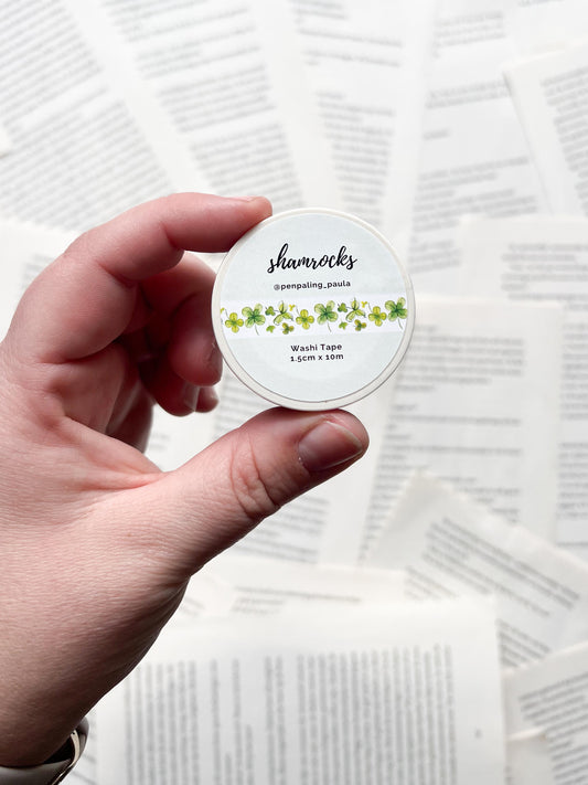 Washitape - Klavertjes