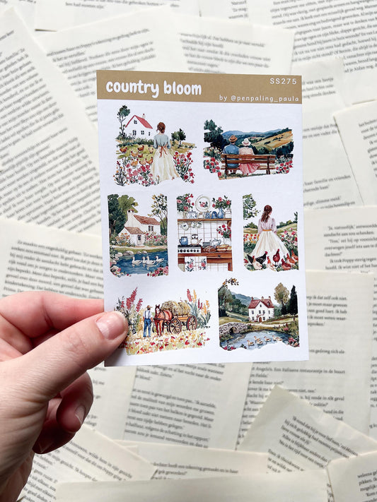 Stickervel – Platteland Lente