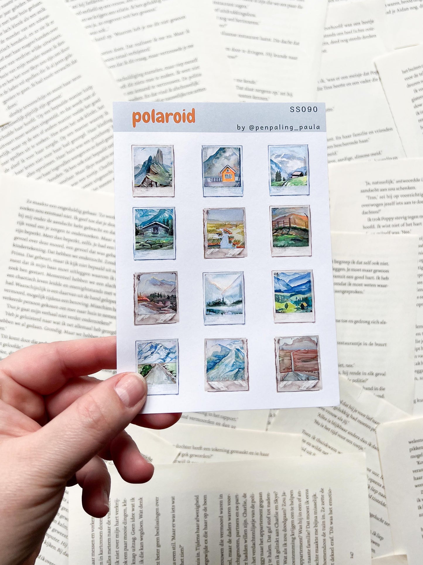 Stickervel – Polaroid