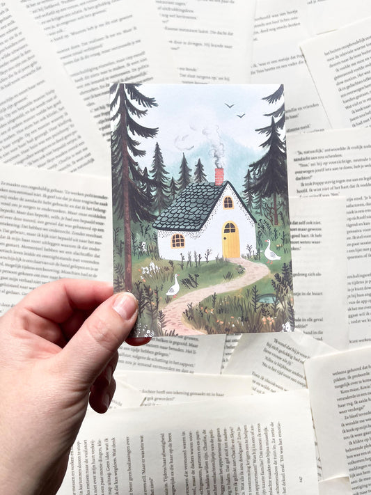 Ansichtkaart - Ganzen Huisje