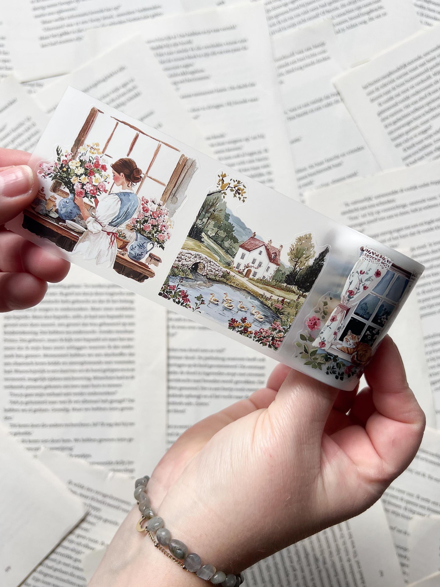 PET-tape - Landelijke Lente - Pre-cut