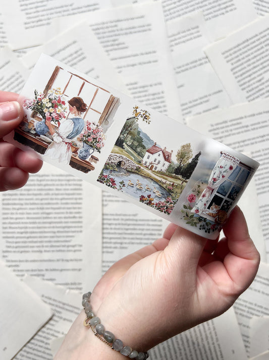 PET-tape - Landelijke Lente - Pre-cut