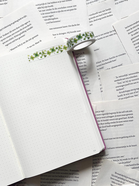 Washitape - Klavertjes