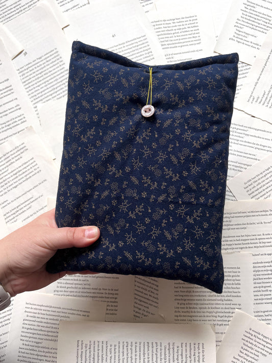 Booksleeve- Autumn Blue - Deluxe - Maat L