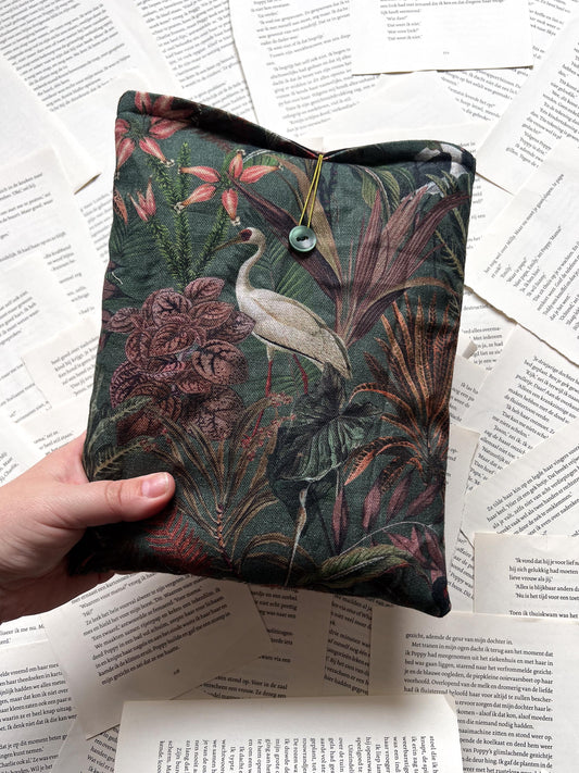 Booksleeve- Jungle Bird - Deluxe - Maat L