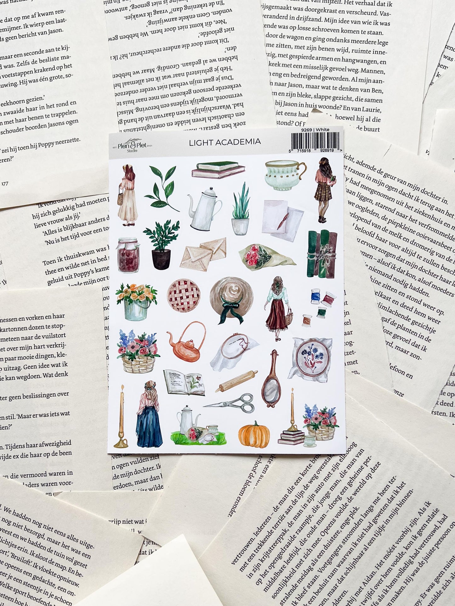 Stickervel - Light Academia