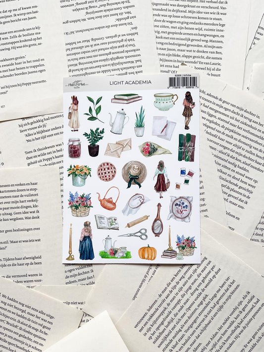 Stickervel - Light Academia